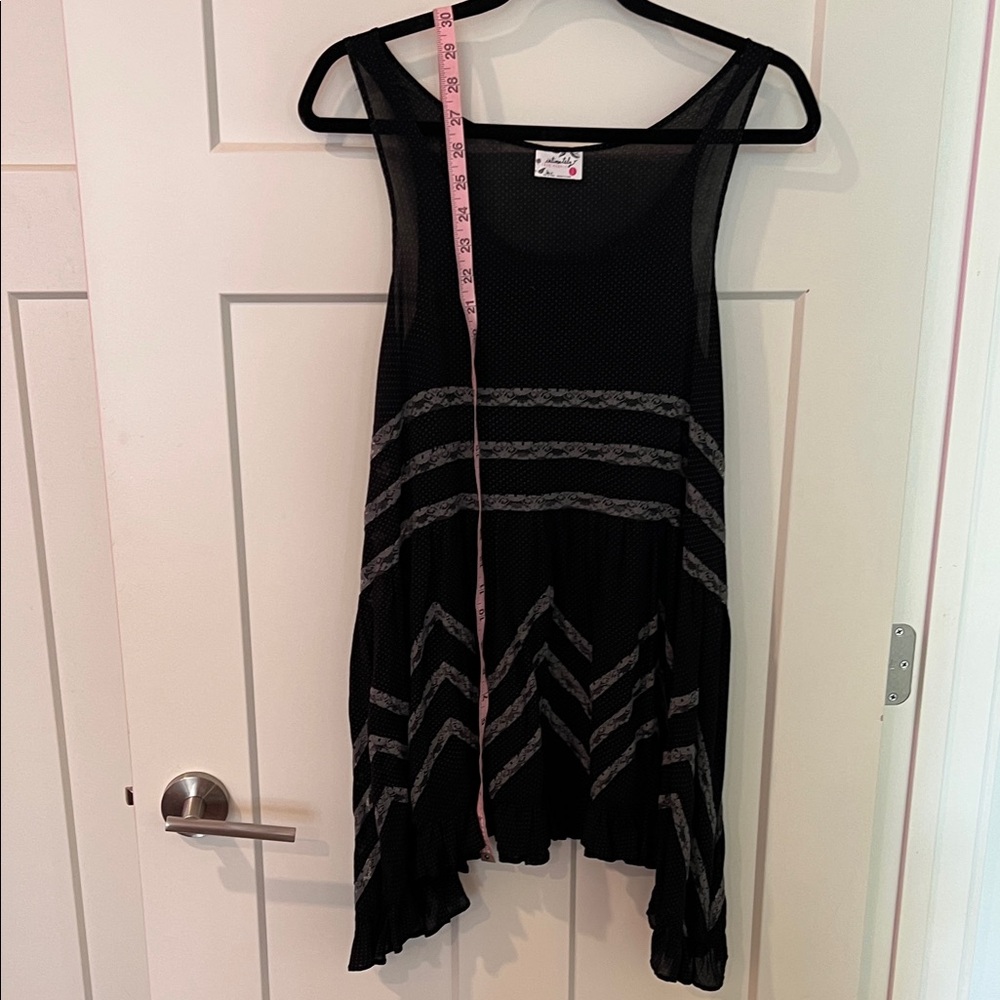 Free People Black and Gray Dress/Tunic - Picture 5 of 5